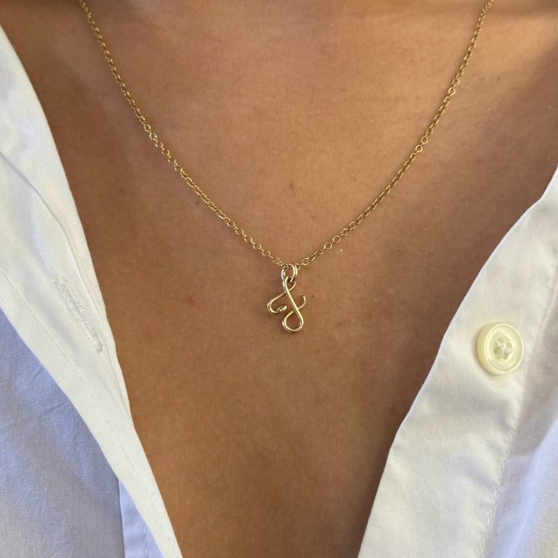 Personalized initial necklace